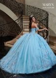 Quinceanera Couture Dresses in Rose Petal/Pink/Silver or Powder Blue/Multi/Silver Color # MQ3056