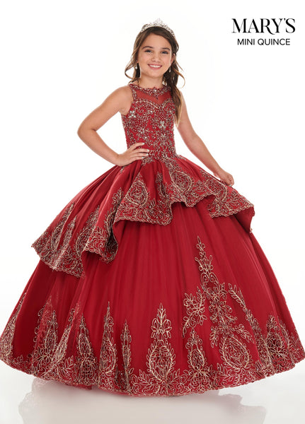 Little Quince Dresses in Blush/Gold or Burgundy/Gold Color