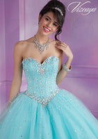 Stylish Tulle Quinceañera Dress with Beading #89017